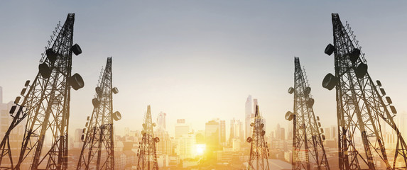 Ilustrasi Tower BTS