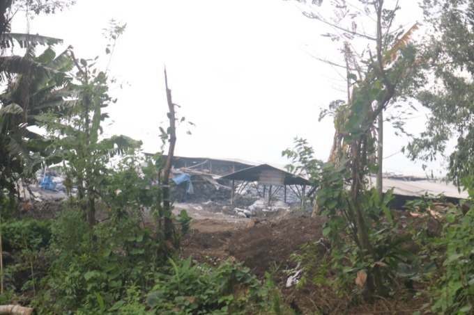 Lokasi pabrik yang disebut-sebut mengolah limbah B3 Slag Aluinium di Dusun Meduran, Desa Ngumpul, Kecamatan Jogoroto