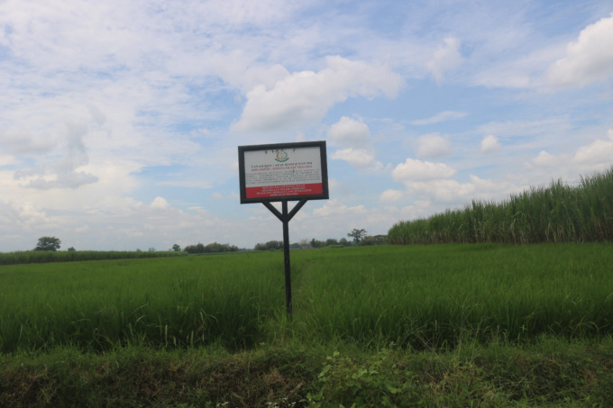 Ilustrasi, tanah ini adalah salah satu aset milik masykur Afandi yang disita Kejari Jombang untuk pembayaran uang pengganti selain 5 kendaraan miliknya.