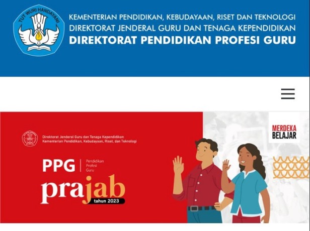 Ilustrasi pendaftaran PPG prajabatan 2023