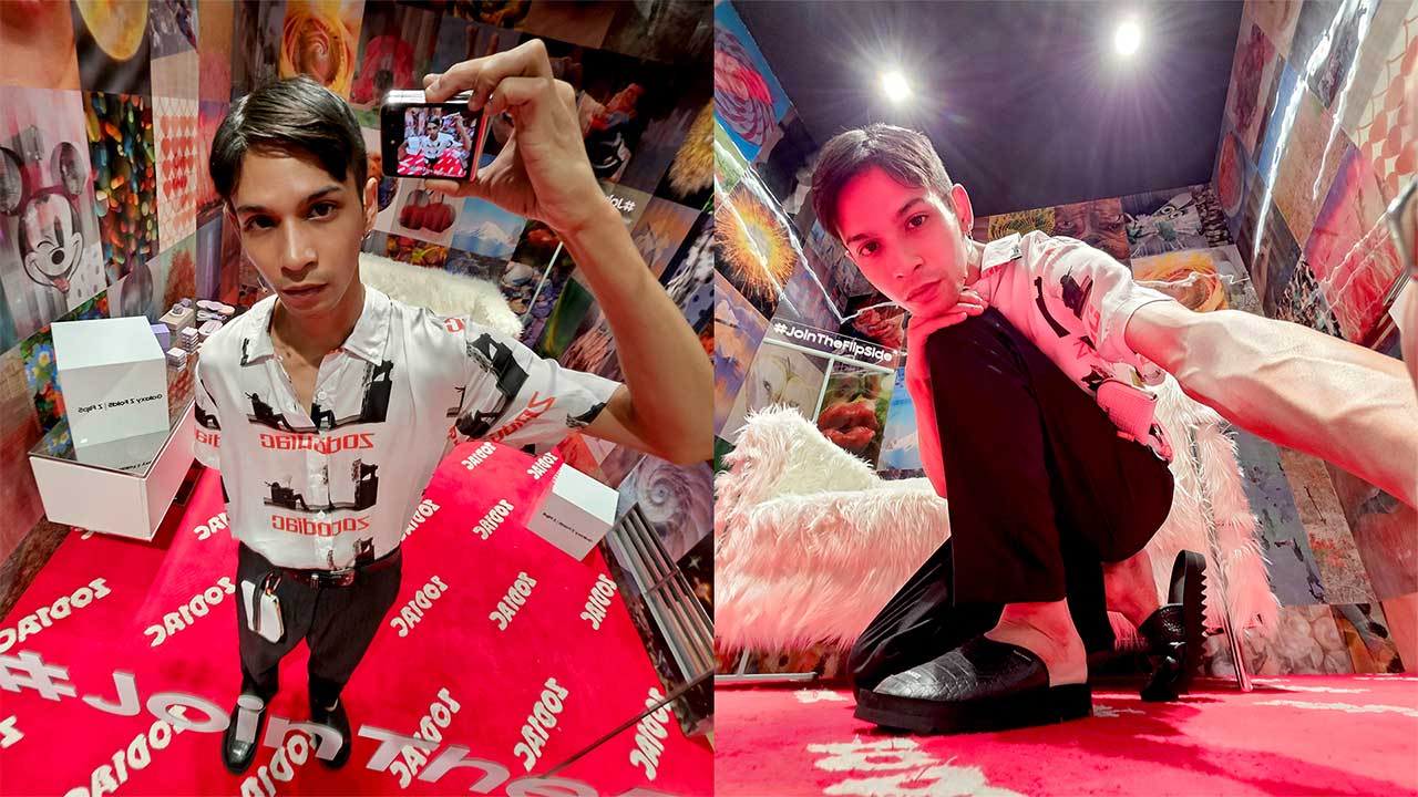 Eksplor angle unik yang bisa kamu kreasikan dengan Flex Cam di Galaxy Z Flip5