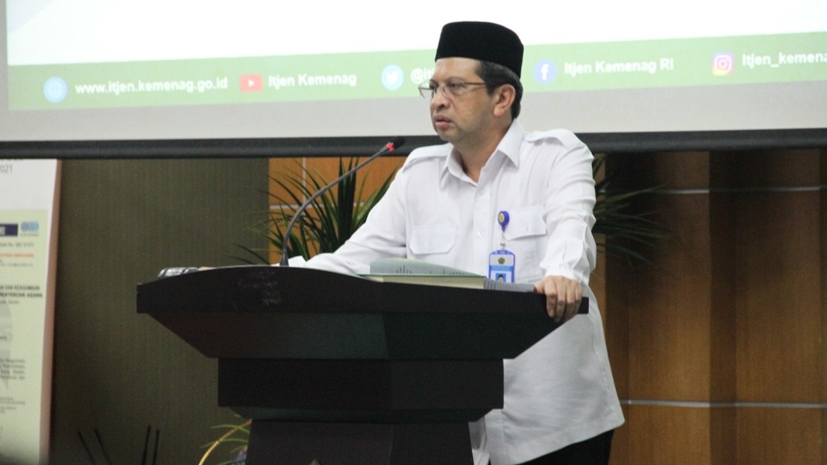 Inspektur Jenderal Kementerian Agama Faisal Ali Hasyim (Radar Tuban/ds-Itjen Kemenag)