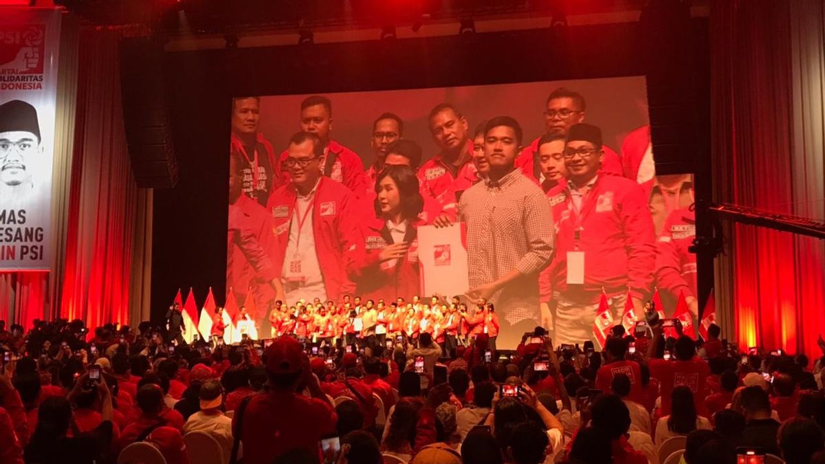 Kaesang Pangarep diumumkan sebagai Ketum Partai Solidaritas Indonesia (PSI)