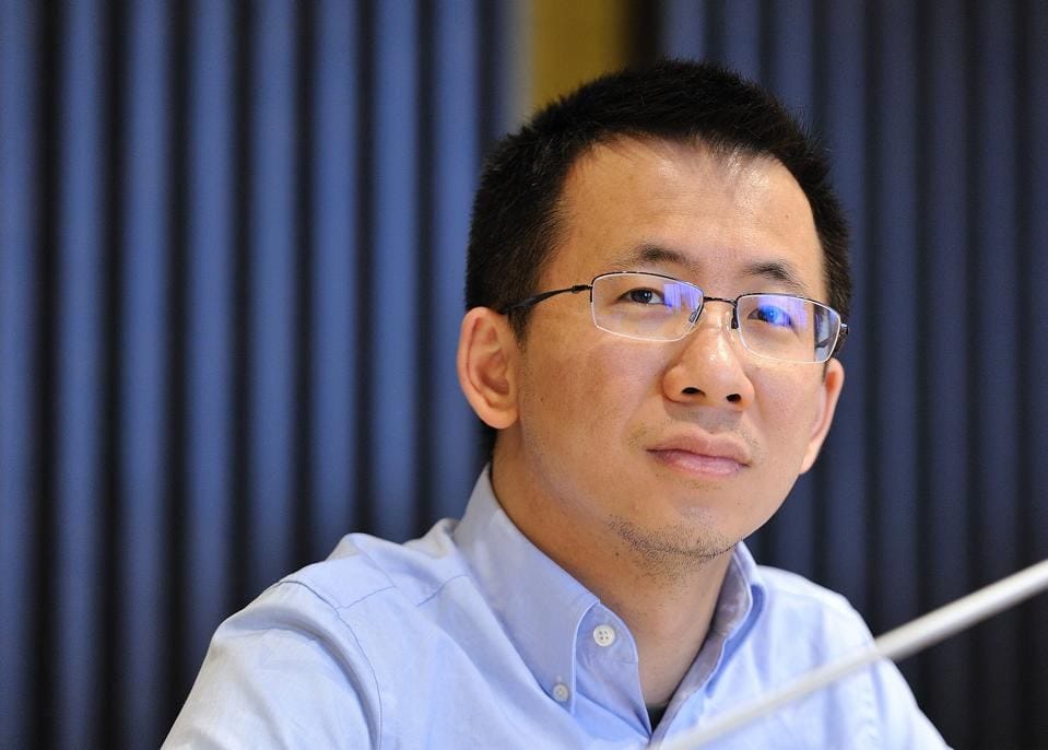 Zhang Yiming -  Pemilik TikTok Orang Terkaya Kedua di China versi Forbes
