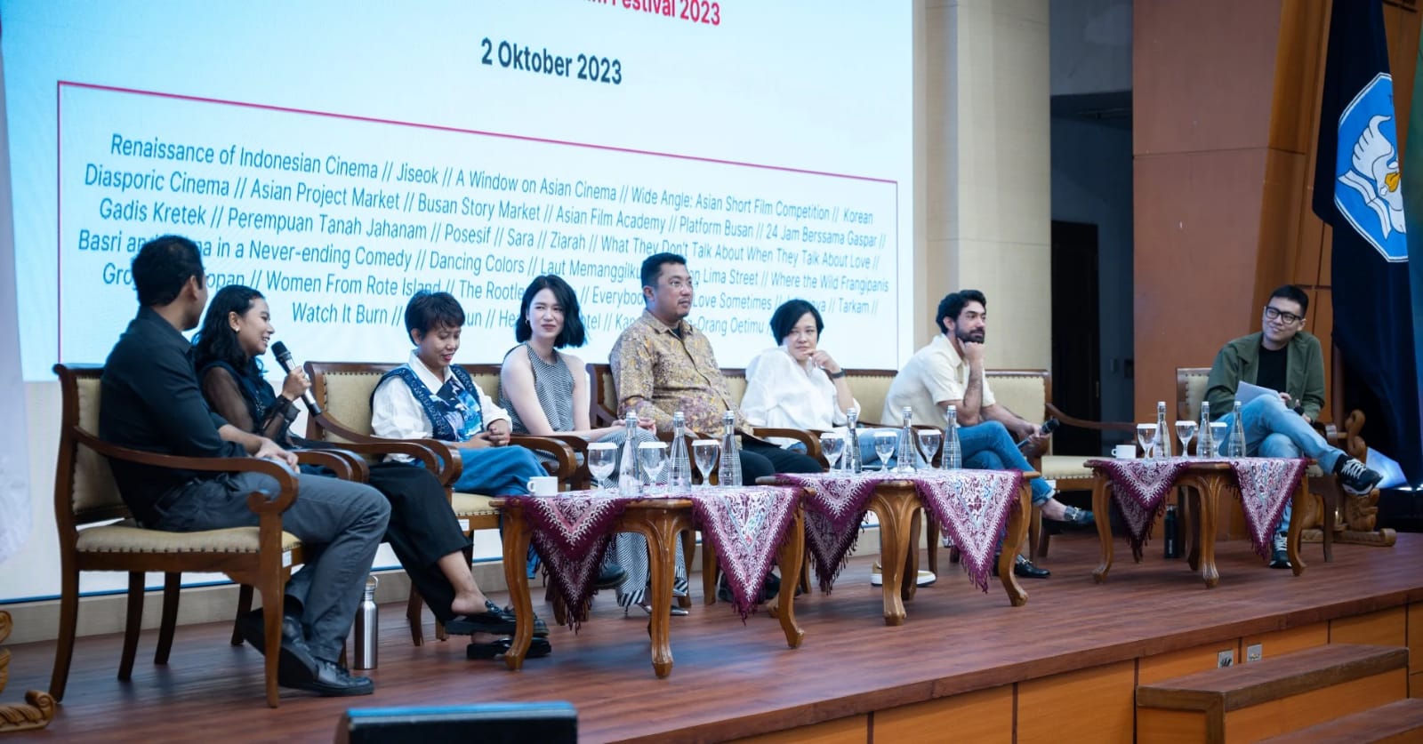 Konferensi pers BIFF 2023 di Kemendikbudristek, Senin (2/10). (Sumber gambar: Dok panitia Konferensi pers BIFF 2023 di Kemendikbudristek)