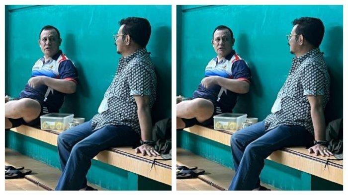 Beredar foto Ketua KPK Firli Bahuri bersama Menteri Pertanian (Mentan) nonaktif Syahrul Yasin Limpo (SYL)
