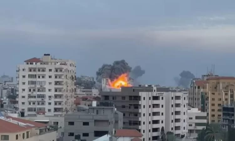 Serangan Israel terhadap Palestina. (JawaPos)