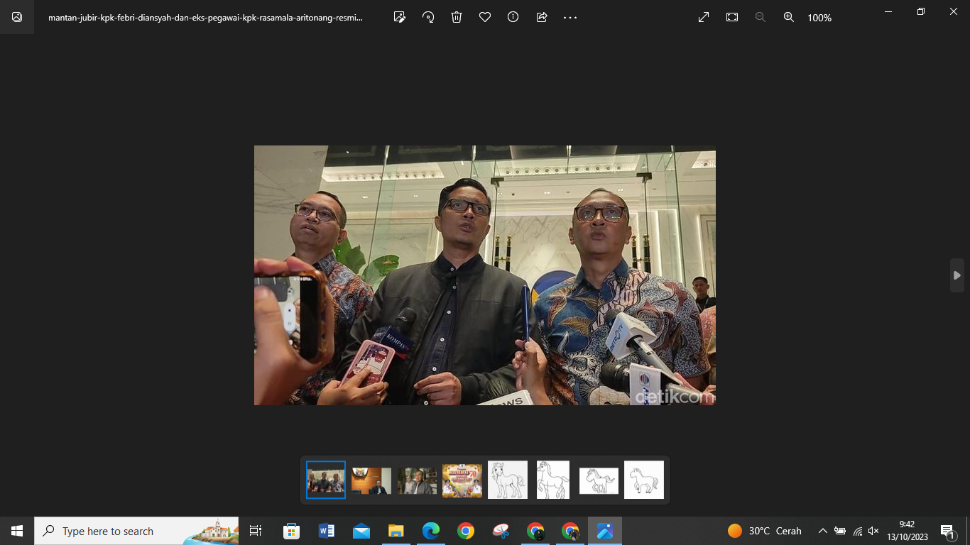 Kuasa hukum Syahrul Yasin Limpo (SYL), Febri Diansyah. (detikcom)