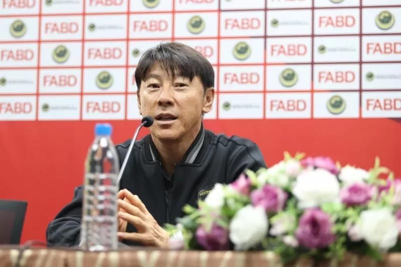 Pelatih Timnas Indonesia Shin Tae-yong.