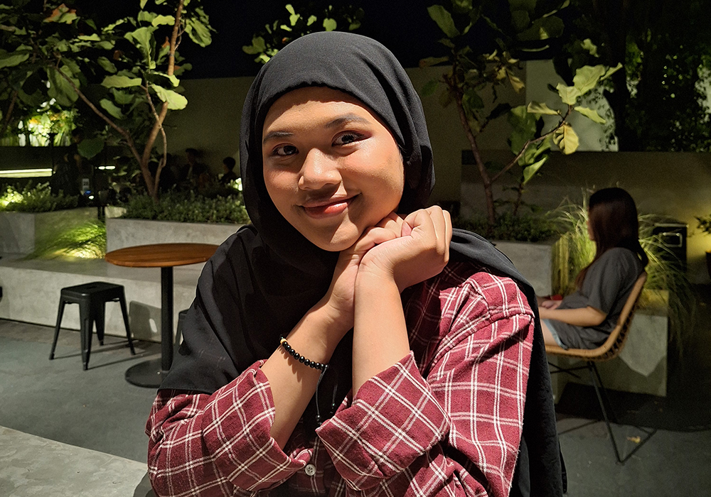 BELAJAR BAHASA: Chryssantania Maqfirra Erwanti, pendiri kursus bahasa Indonesia bagi warga negara asing