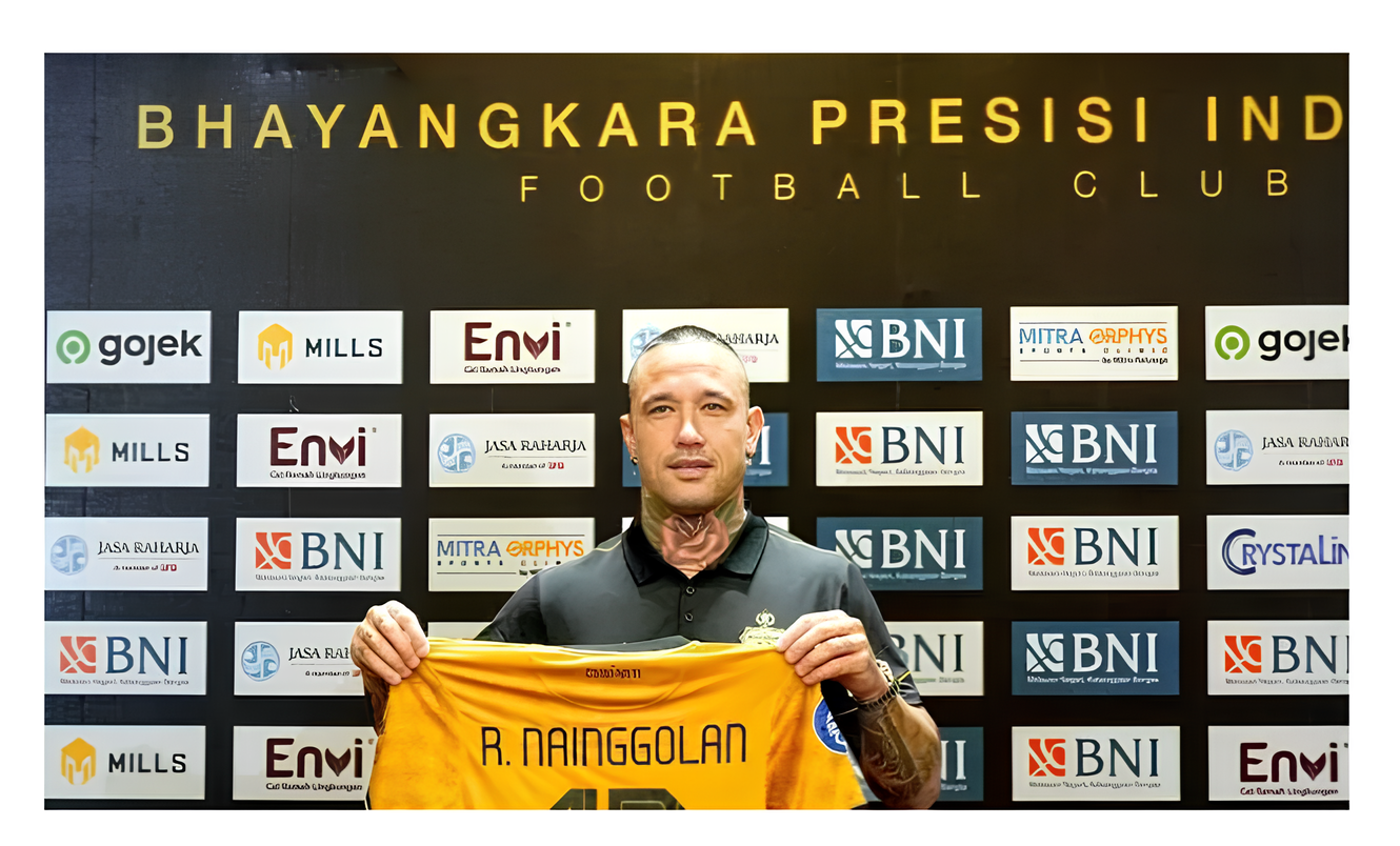 Radja Nainggolan gabung Bhayangkara FC di usia 35 tahun