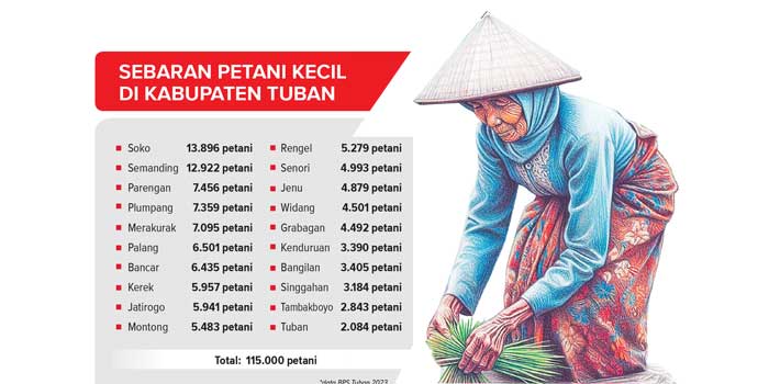 Grafis Petani Gurem di Tuban