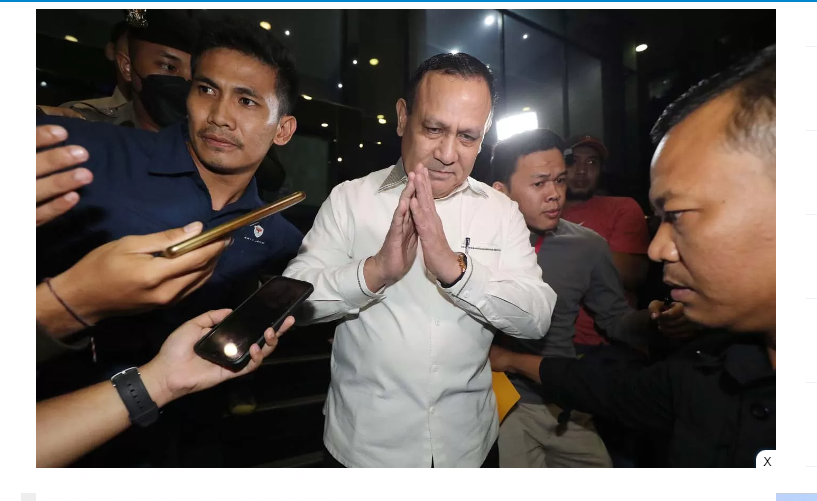 Ketua KPK nonaktif Firli Bahuri