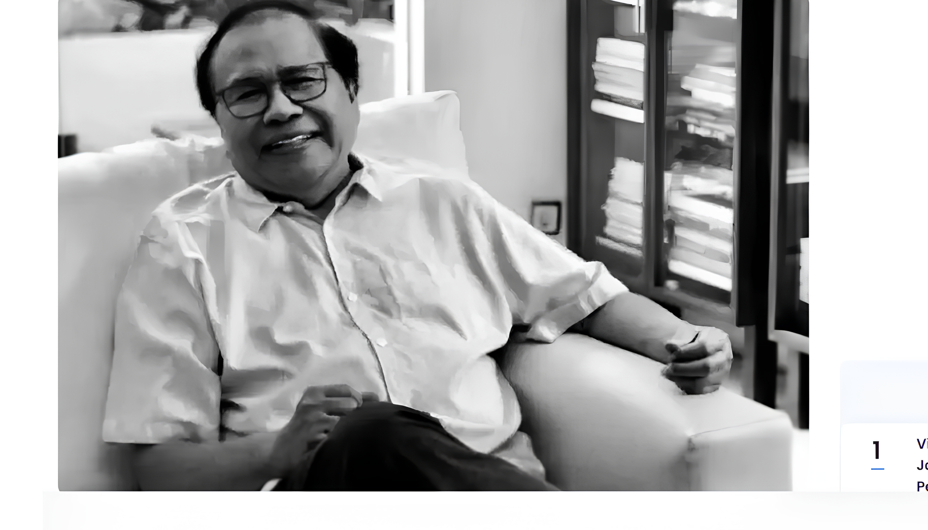 Mantan Menteri Koordinator Bidang Perekonomian dan mantan Menteri Koordinator Kemaritiman Rizal Ramli