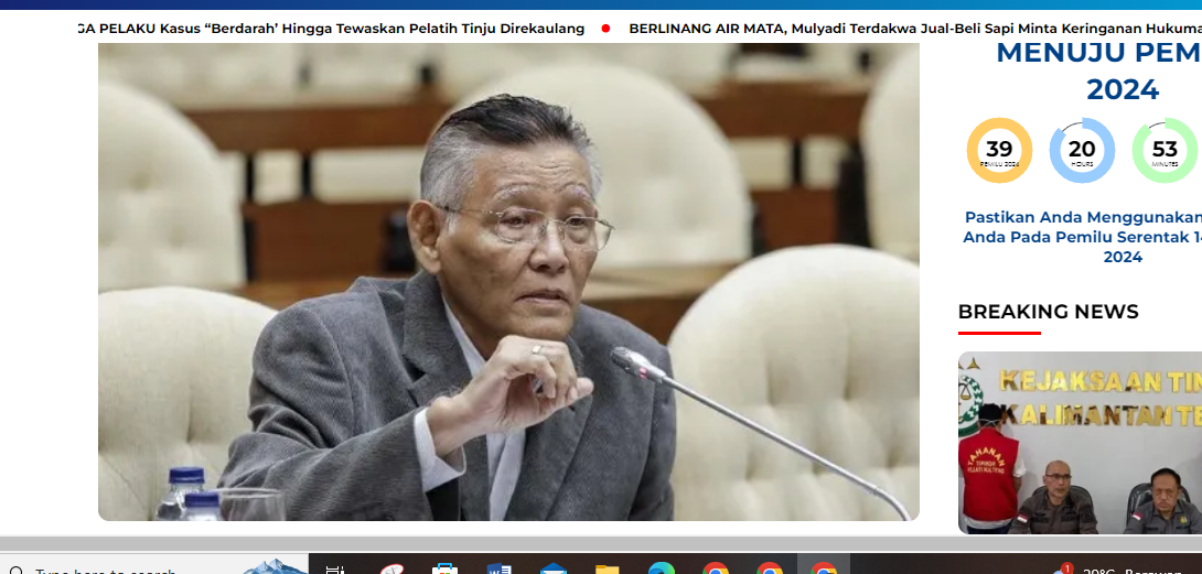 Pakar Hukum Pidana omli Atmasasmita Menolak Jadi Saksi Meringankan Firli