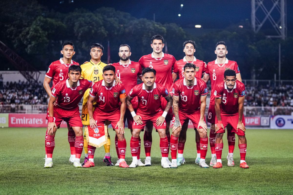 Timnas Indonesia saat bertanding di Piala Asia 2023