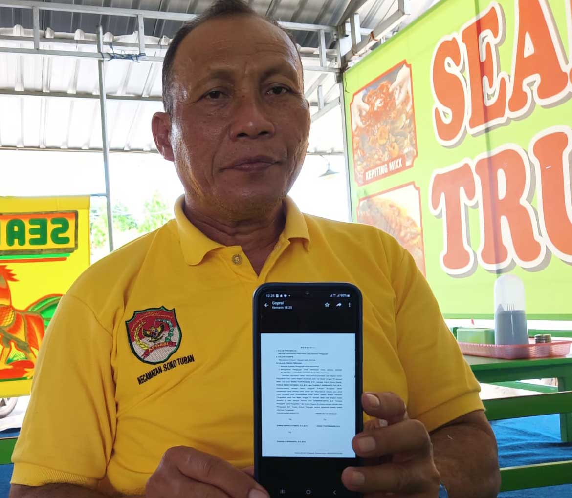 Abu Tholib, Kepala Desa Sandingrowo, Kecamatan Soko, Tuban