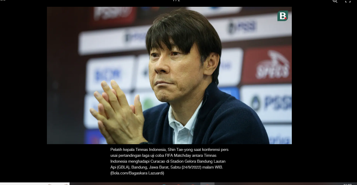 Pelatih timnas Indonesia, Shin Tae-yong