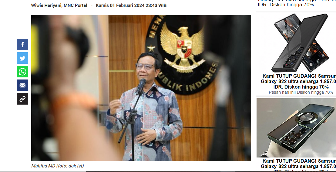 Mahfud MD yakin solidaritas kabinet