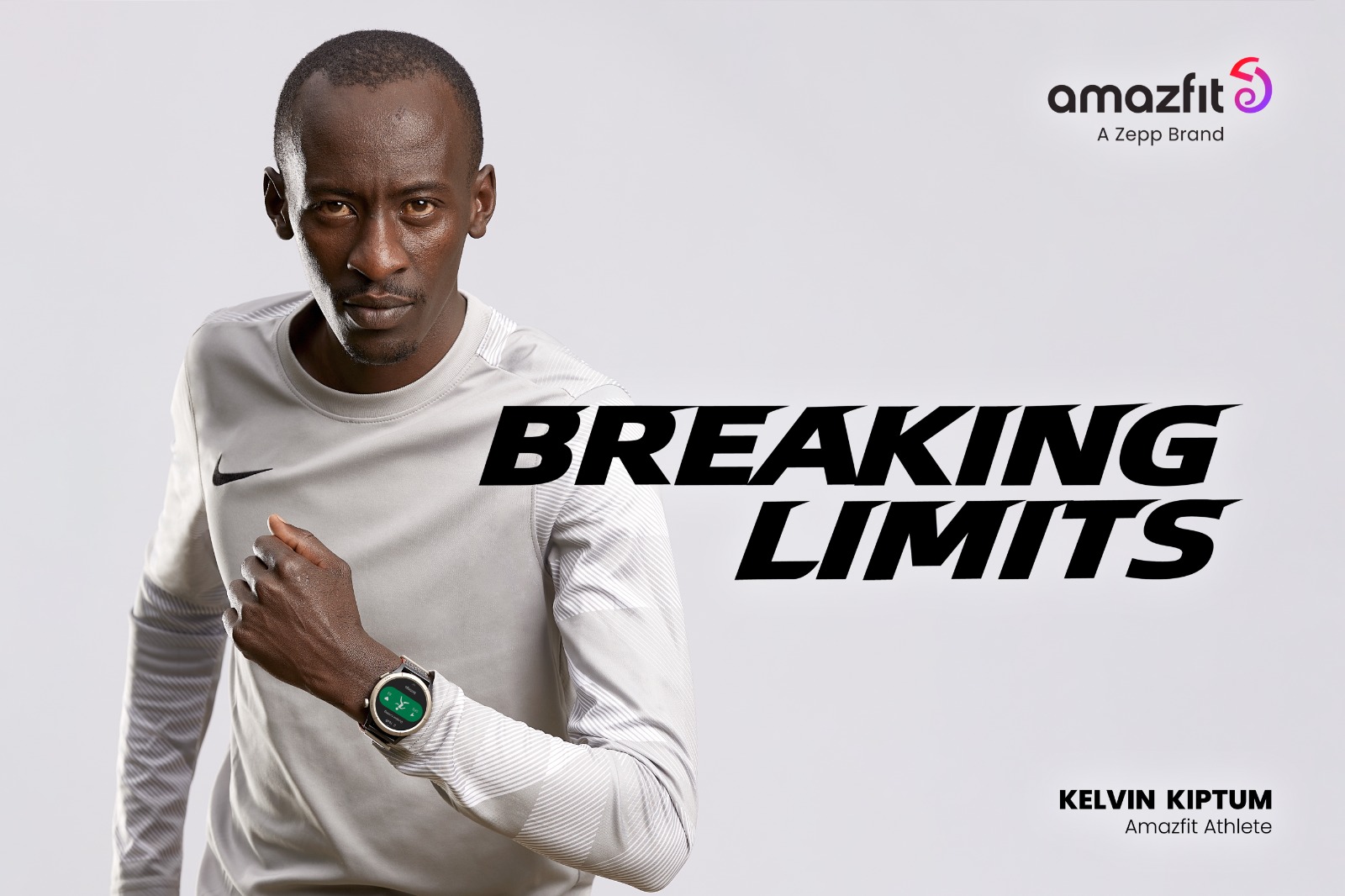 Amazfit x Kelvin Kiptum Amazfit Athlete
