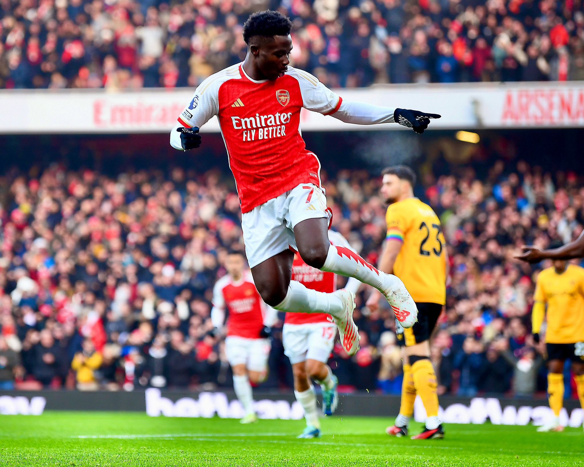 Bukayo Saka pemain Arsenal
