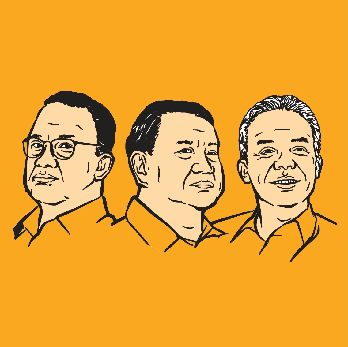 Ilustrasi Capres-Cawapres Pemilu 2024