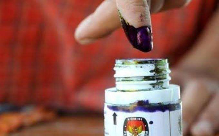 Ilustrasi tinta pemilu