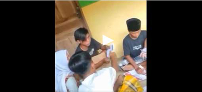 Potongan video kecurangan pemilu yang viral beredar di Twitter