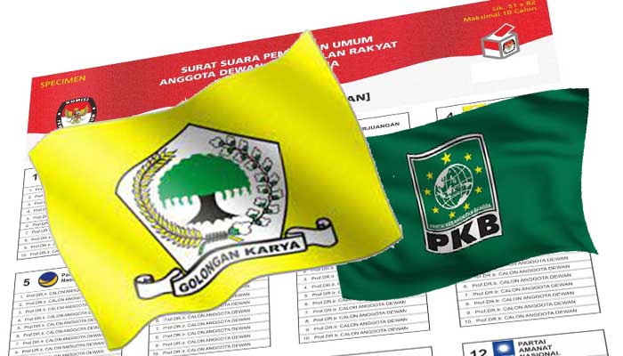 Ilustrasi hasil perolehan suara pileg