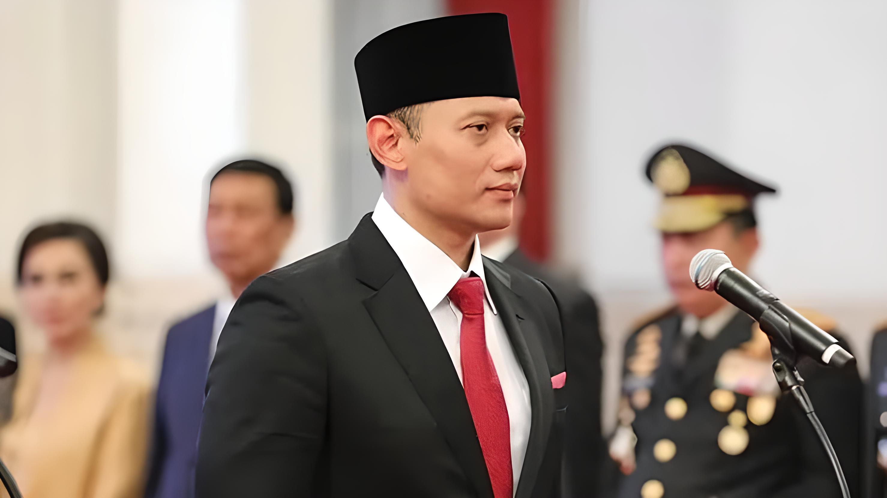 Agus Harimurti Yudhoyono (AHY) dilantik sebagai menteri ATR/BPN