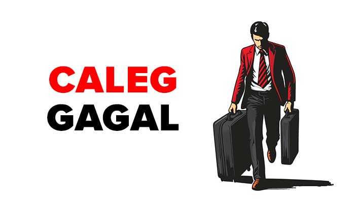 Ilustrasi caleg gagal