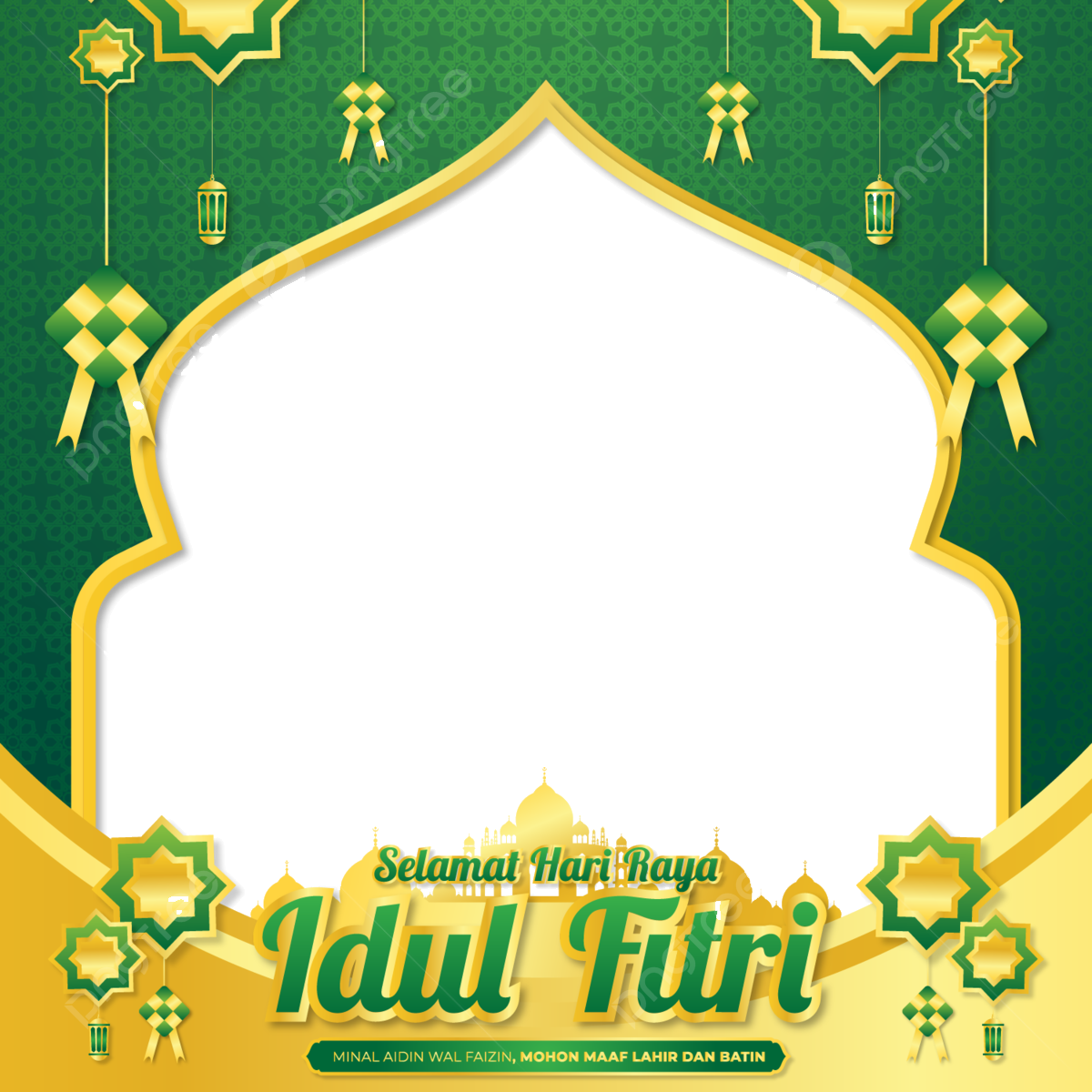 twibbon idul fitri 2024