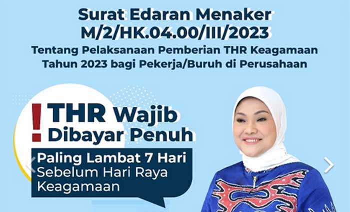 Link website posko pengaduan THR kemenaker.