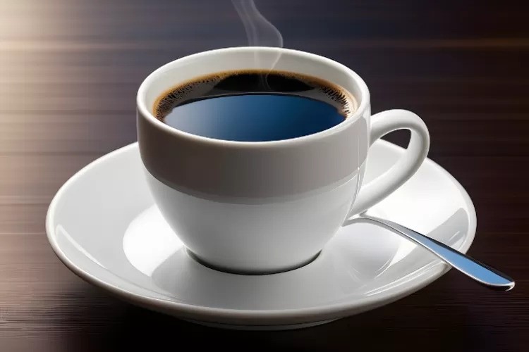 ilustrasi minum kopi