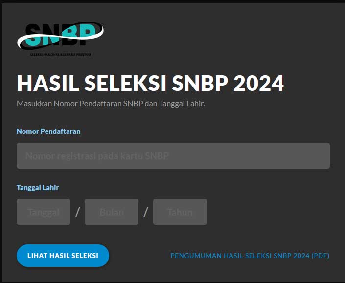 Link Resmi SNBP 2024