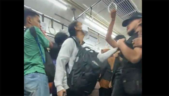 Potongan video perempuan yang melabrak pelaku pelecehan di KRL
