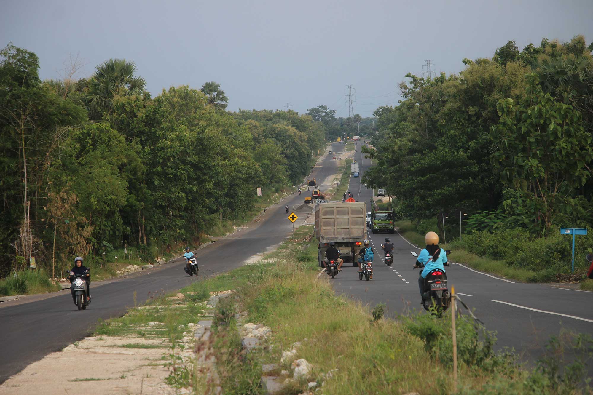 HARUS DIWASPADAI PEMUDIK: Jalan lingkar selatan yang dipetakan menjadi salah satu lokasi rawan kecelakaan.