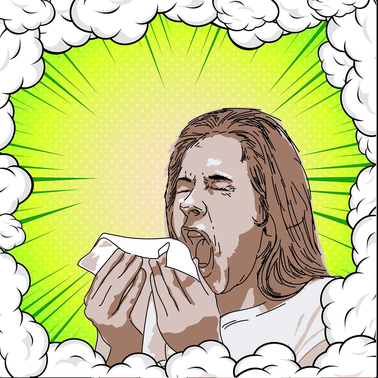Ilustrasi Flu, batuk dan pilek