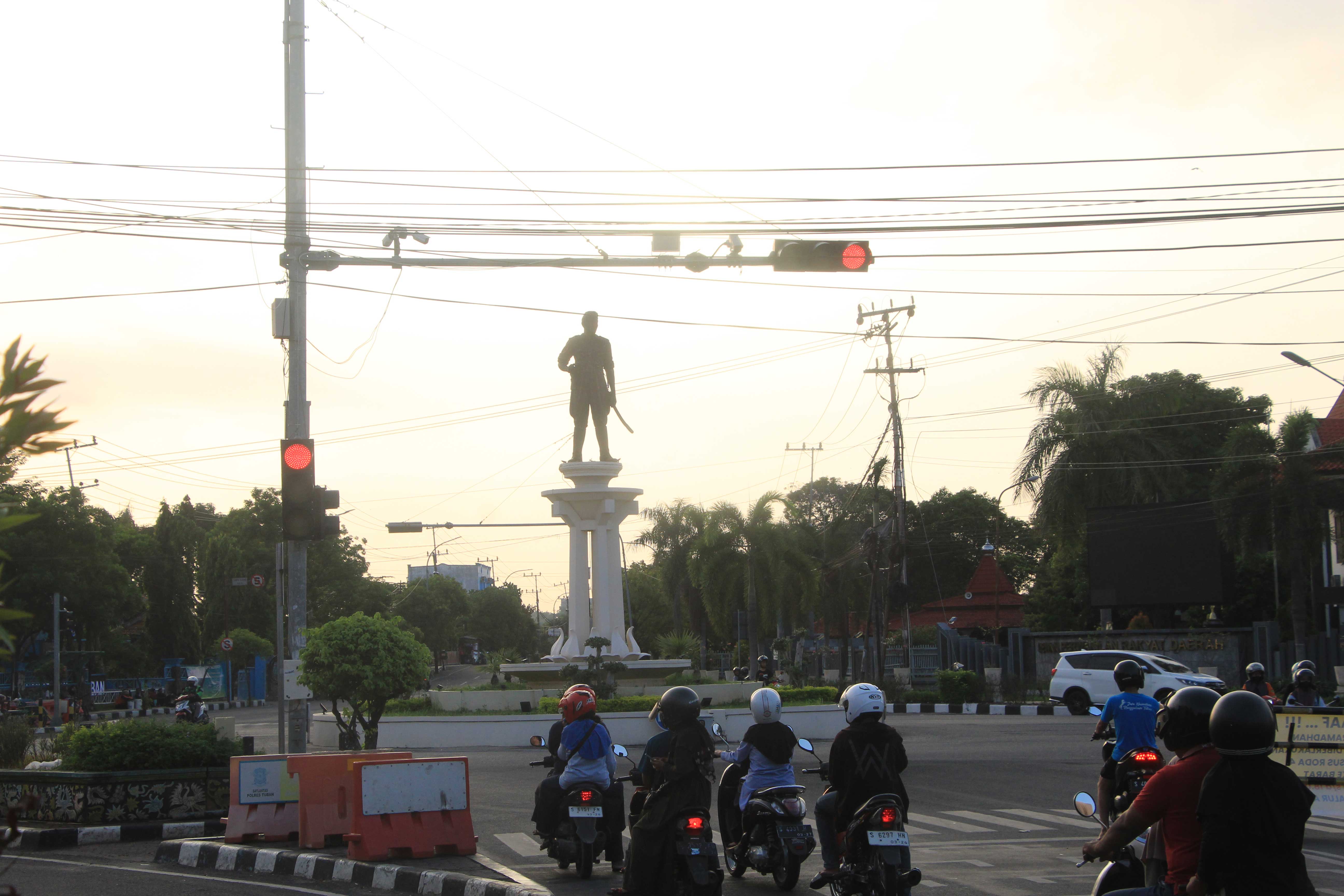 BELUM BEROPERASI: Salah satu titik dengan peranti ETLE lengkap tapi belum berfungsi.