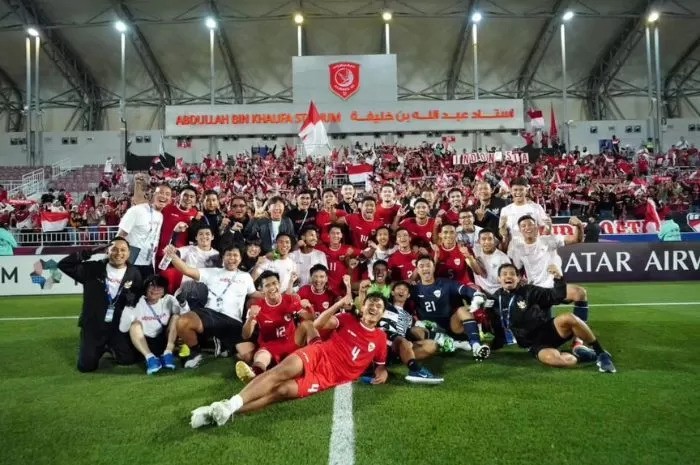 RIUH: Dikabarkan 5.000 WNI akan hadir di Stadion Abdullah bin Khalifa untuk memberikan dukungan langsung kepada Timnas Indonesia U-23 di perempat final Piala Asia U-23.