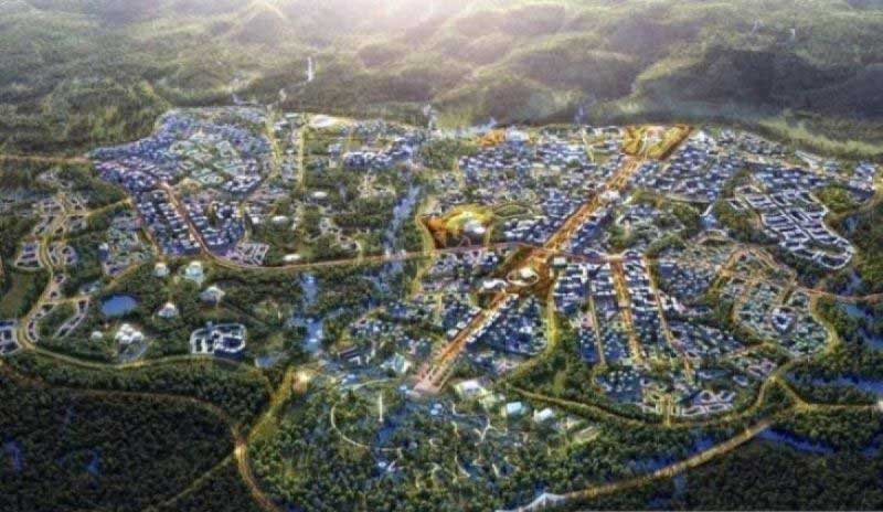 Desain Kawasan Inti Pusat Pemerintahan atau KIPP Ibu Kota Negara Nusantara.