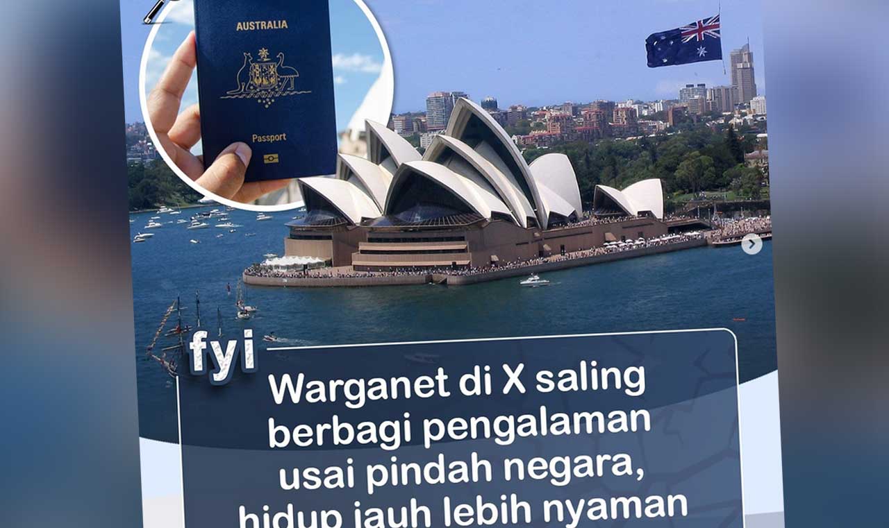 Tangkapan layar warganet saling berbagi pengalaman usai pindah ke negara lain.