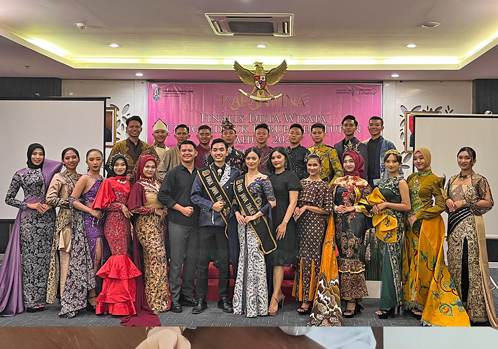 MEMPESONA: Para finalis Duta Wisata Cung Ndhuk Tuban yang siap tampil memukau pada grand final malam ini.