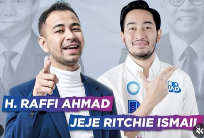 Jeje Govinda dituding dompleng nama Raffi Ahmad dalam pencalegan