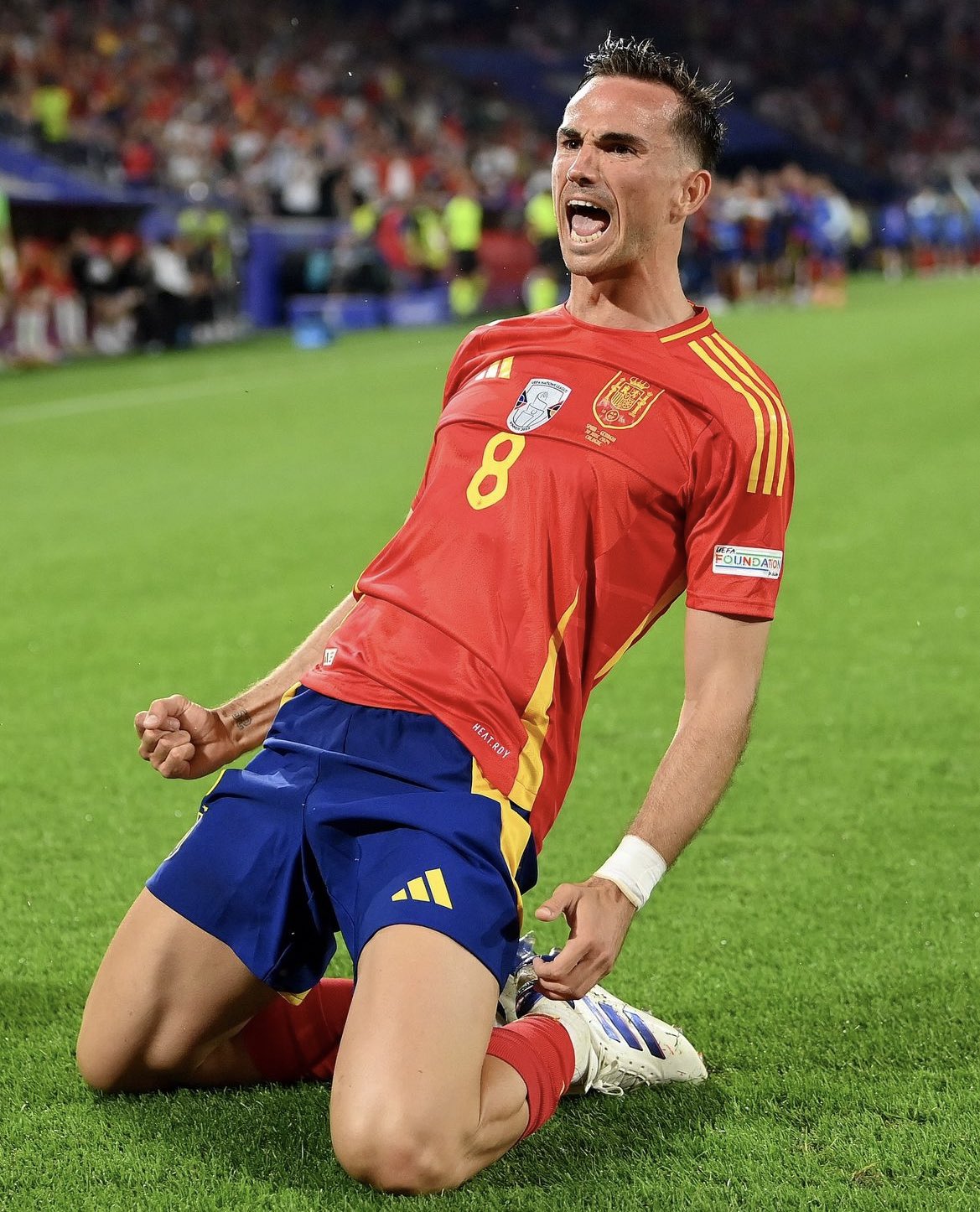 Gelandang Spanyol Fabian Ruiz meraih penghargaan sebagai man of the match pada gelaran Euro 2024.