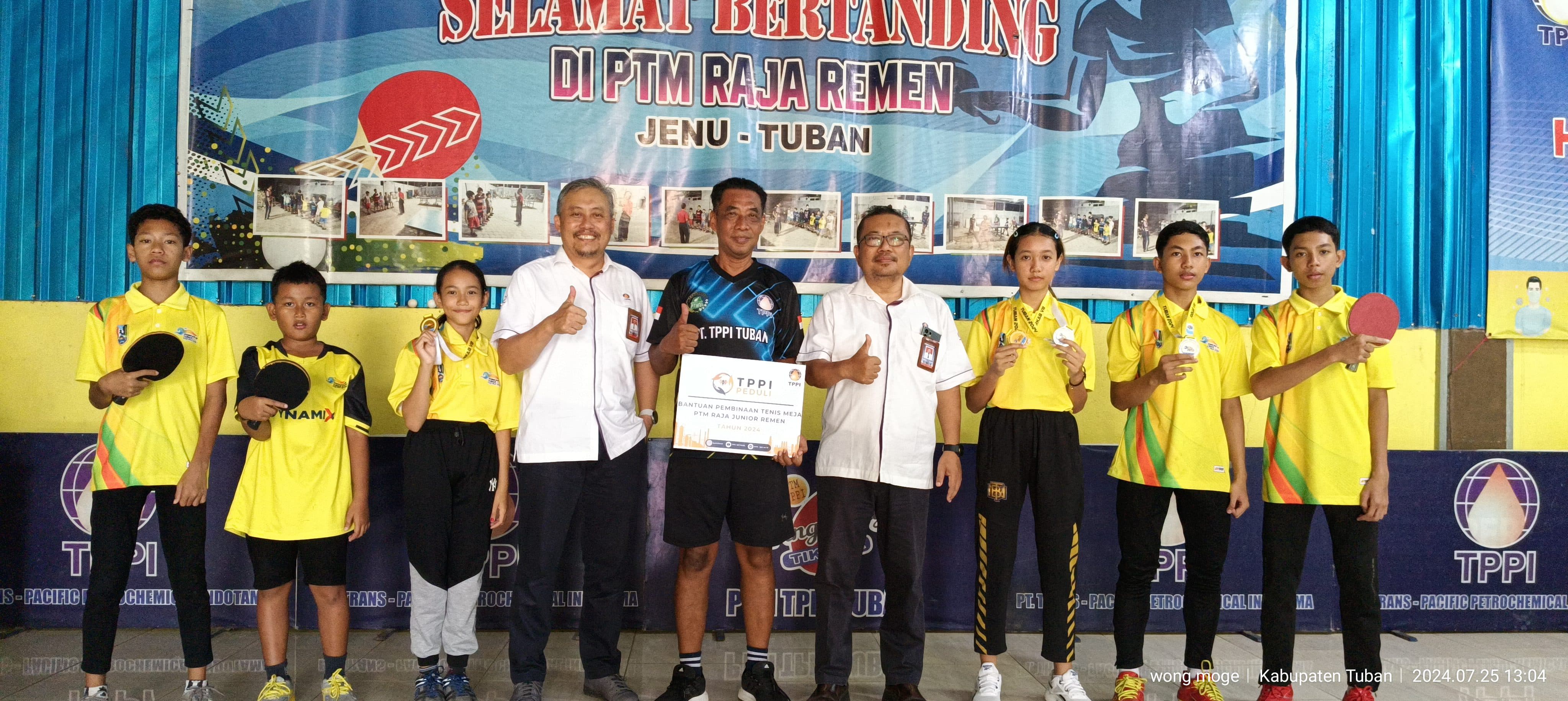 PT TPPI memberikan apresiasi kepada atlet berprestasi pada Pekan Olahraga Kabupaten (Porkab) Tuban 2024.   Pada Porkab kali ini, ada tiga atlet binaan