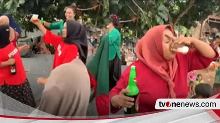 Potongan video emak-emak pesta miras di Jeneponto berakhir klarifikasi.