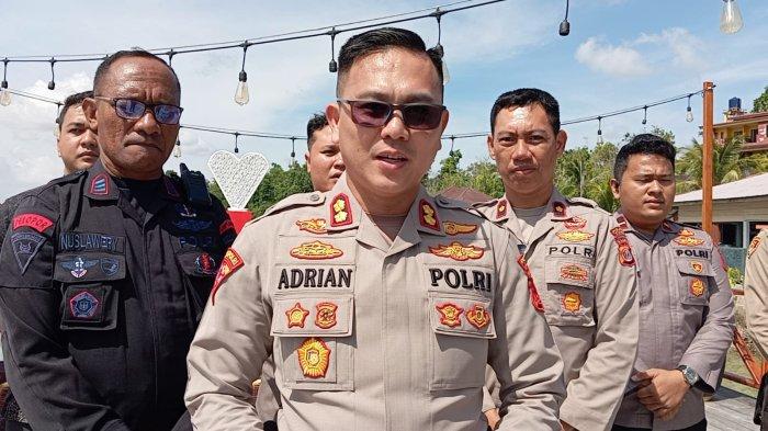 Kapolres Tual AKBP Adrian yang meminta seluruh pasukannya untuk tetap tenang hadapi situasi.