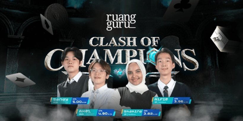 Poster peserta yang mempertahankan posisi mereka pada kompetisi Clash of Champions.