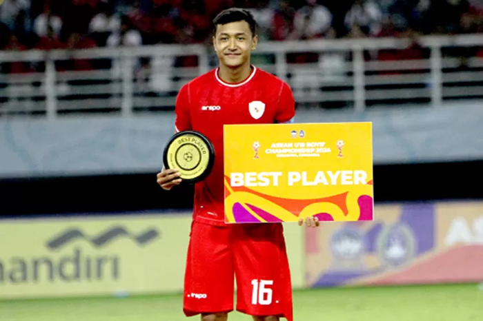 Dony Tri Pamungkas, dinobatkan sebagai pemain terbaik Final Piala AFF U19.
